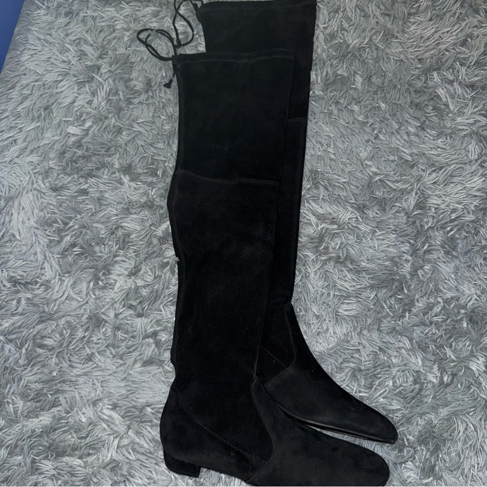 Stuart Weitzman Black Over-the-Knee Boots